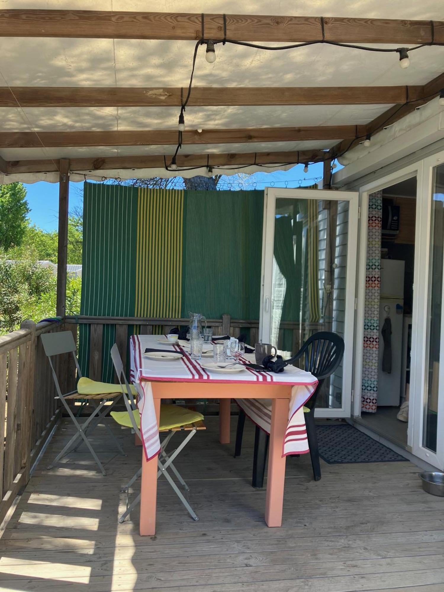 Mobil Home - Camping La Falaise Narbonne Extérieur photo